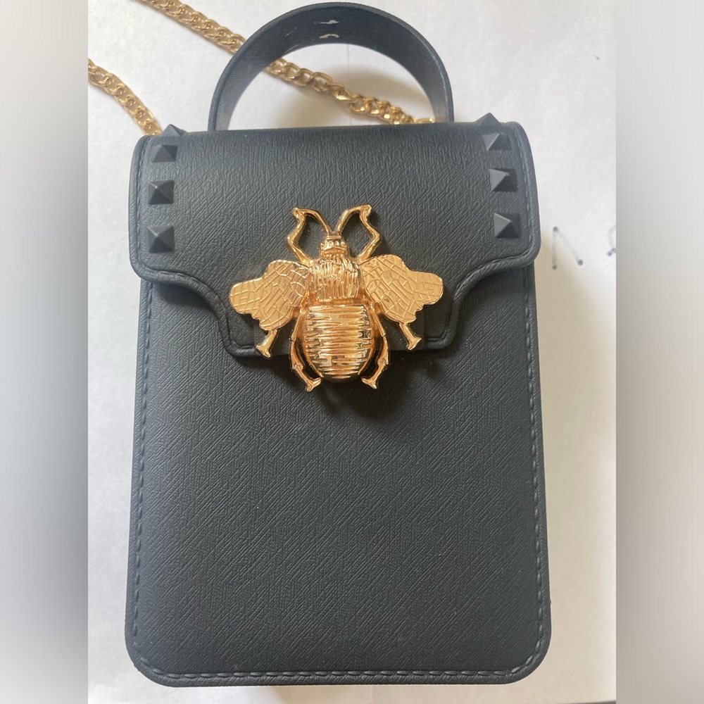 Stephany bee too Honey bag blackgold crossbody